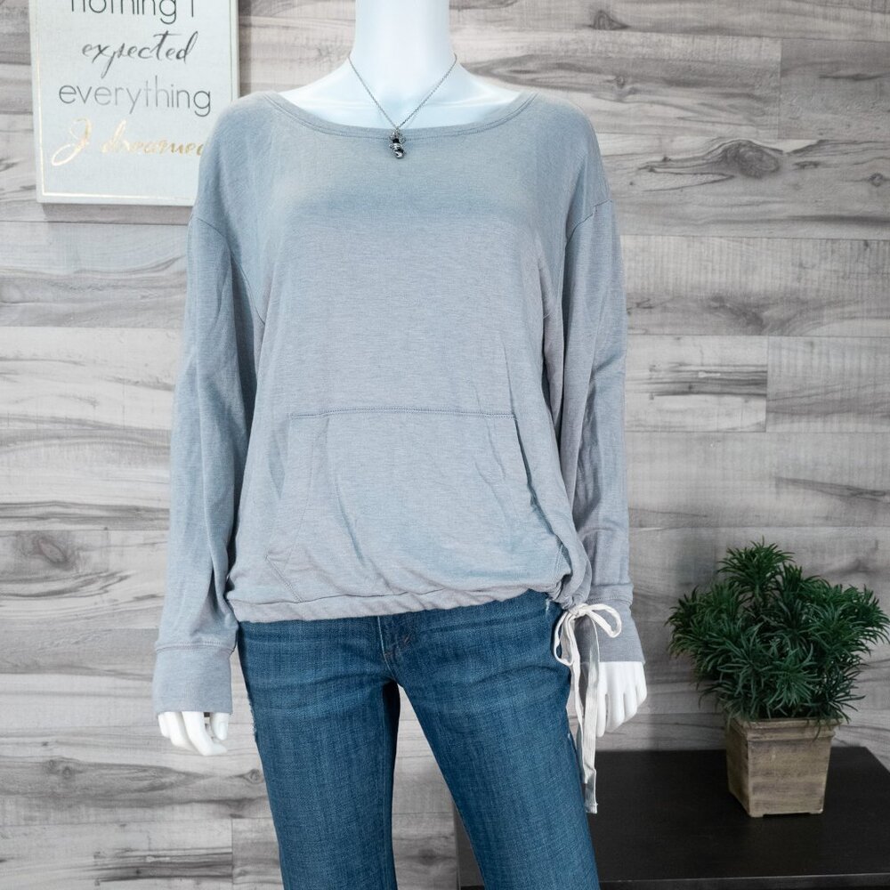 J. CREW Tie Waist Sweatshirt
